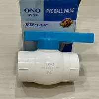 ball vallve pvc polos 11/4 stop kran 1.1/4 bagus setop keran