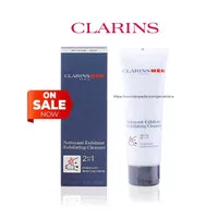 CLARINS MEN Exfoliating Cleanser / Clarins Men 2 in 1 Cleanser 125ml
