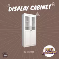 DISPLAY CABINET LEMARI PAJANGAN RAK HIAS BUKU LEMARI KACA DC KEA 1730