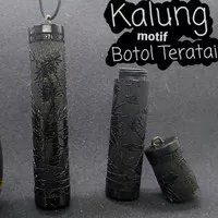 Kalung LIONTIN Botol Motif Lotus BUNGA TERATAI