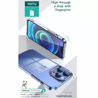 Case Totu iPhone 13 Pro Max 6.7 inch Transparan Softcase Clear Origina