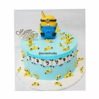 cake minion/minion cake/kue ulang tahun minion/kue ultah minion