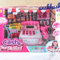 mainan kasir supermarket love play learn / cash register love play