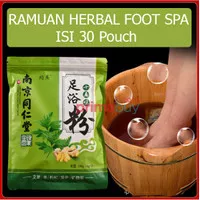 herbal foot spa bath obat rendaman kaki isi 30 pcs / bungkus