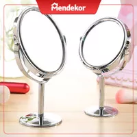 Kaca Cermin Meja Rias Dandan Table Mirror Kecil Portable Travel |Pomin