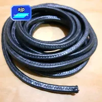 gland packing teflon 6mm (1/4 inch) x 1m ptfe remes packing hitam gfo
