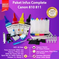 Paket Infus Printer Canon iP2770 MG2570s TS307 Tinta 810 811 745s 746s