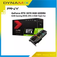 PNY VGA GeForce RTX 3070 8GB XLR8 Gaming REVEL EPIC-X RGB Triple Fan