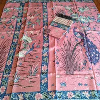 sarung selendang sutra atbm baron kain batik asli full tulis cirebon