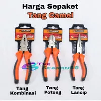 Tang Kombinasi Tang Lancip Tang Potong 6 inch Camel - Harga Sepaket