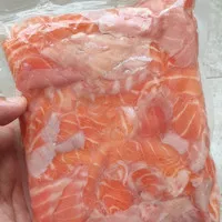 Tetelan Ikan Salmon / Scrap Meat Salmon Fish