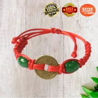 Gelang Keberuntungan/Gelang Feng Shui /Gelang Giok Koin kuno