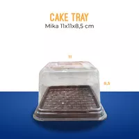 Plastik Mika CT (11 cm - 5 pcs) Tray Nampan Cake Packaging Box