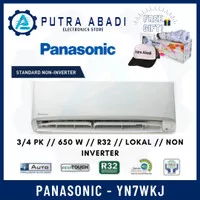 AC SPLIT PANASONIC 3/4 PK 3/4PK R32 LOKAL NON INVERTER - YN7WKJ