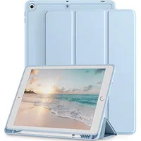 Smart Case iPad Mini 1 2 3 4 5 7.9 inch Silikon + SLOT HOLDER PENCIL - Orange, iPad Mini 4 5