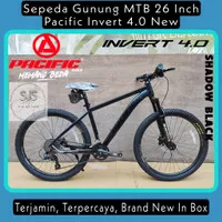 Sepeda Gunung MTB 26 Inch PACIFIC INVERT 4.0 New HD Alloy 2x8 Speed