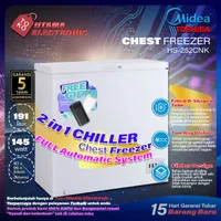 Chest freezer MIDEA HS-252-CK GARANSI RESMI