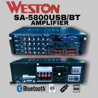 AMPLIFIER KARAOKE STEREO WESTON SA 5800 BLUETOOTH USB WESTON SA5800