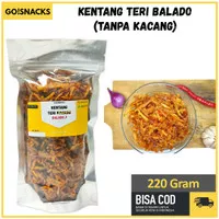 Kentang Teri Kacang Balado Tanpa Kacang 220 gr