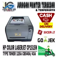 Printer Hp Color Laserjet cp1515n Printer Laser Color A4 - Network