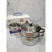 Panci Bima Origin Premiere Steamer Set 20cm 3.1L B2002520 Kukusan Tim