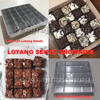 loyang sekat brownies