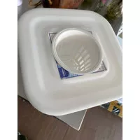 Dutch Bucket Hidroponik Persegi 8 L + Net Pot Putih 10 cm