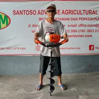 Mesin Bor Tanah Biopori Tanam Kopi Pohon Sengon Jabon 52CC + Mata 15CM