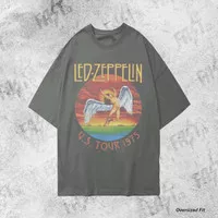 Kaos Band Led Zeppelin Vintage Oversized Tshirt - v.s tour 1975