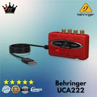 BEHRINGER UCA222 UCA 222 Soundcard / USB Audio Interface 100% Original