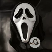 Topeng Pesta Halloween Cosplay Scream Kostum Seram Scary Skull Mask
