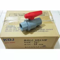 PVC Ball Valve Drat KDJ 1/2"