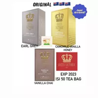 Queen Victoria Tea Earl Grey Vanilla Chai Camomile Honey 50 tea bags - EARL GREY 10