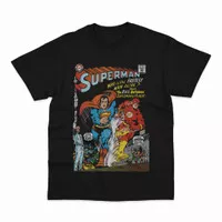 Kaos Superman Vs The Flash Vintage Classic DC Comics Superhero Marvel