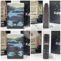 Zippo Original Deer Landscape Design 5 sisi 49483