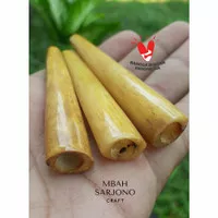 Once Tulang Sapi Kuning Asap Gurih Enak 11-12cm/Pipa Tulang/Tulsap
