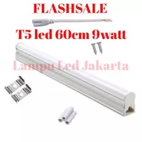 Lampu TL neon t5 LED 9watt 60cm tube LED t5 60cm 9w 9 watt. T5 60cm