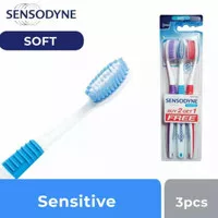 sikat gigi sensodyne sensitive soft BUY 2 GET 1 (3PCS)