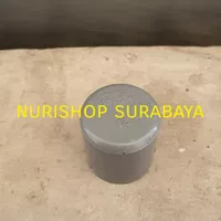 Tutup Pipa/ Cap / Dop Polos Tanpa Drat PVC 1/2"