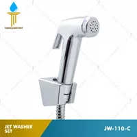 Jet Washer Set Shower Spray Toilet Kloset Bidet Chrome JW-110-C ALPI