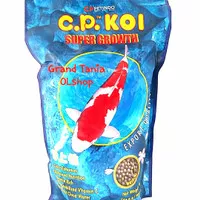 makanan pakan pelet ikan Koi CP koi super growth medium 1kg