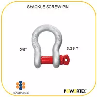 SHACKLE SCREW PIN 5/8" POWERTEC ( SCREW PIN CHAIN D SEGEL SAKEL )