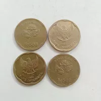 uang Kuno koin 500 melati besar kuning