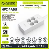 ORICO HPC-4A5U EU Surge Protector Strip 4-outlet with 5 USB Supercharg
