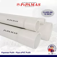 Pipa PVC Putih AW 10 inch Pipamas Putih uPVC