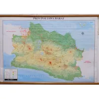 Peta Provinsi Jawa Barat peta Dinding