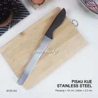 Pisau Kue 2 in 1 / Pisau Roti Tebal Stainless 8 inch 10 inch 12 inch