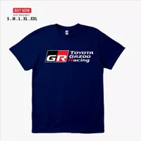 tshirt baju mobil TOYOTA GAZO RACING logo GR kaos otomotif RA_CLoting