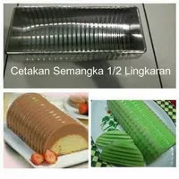 cetakan semangka setengah lingkaran