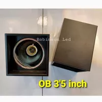 Rumah Lampu Downlight Outbow Kotak 3,5 inch Fitting E27 / DL OB Kotak
